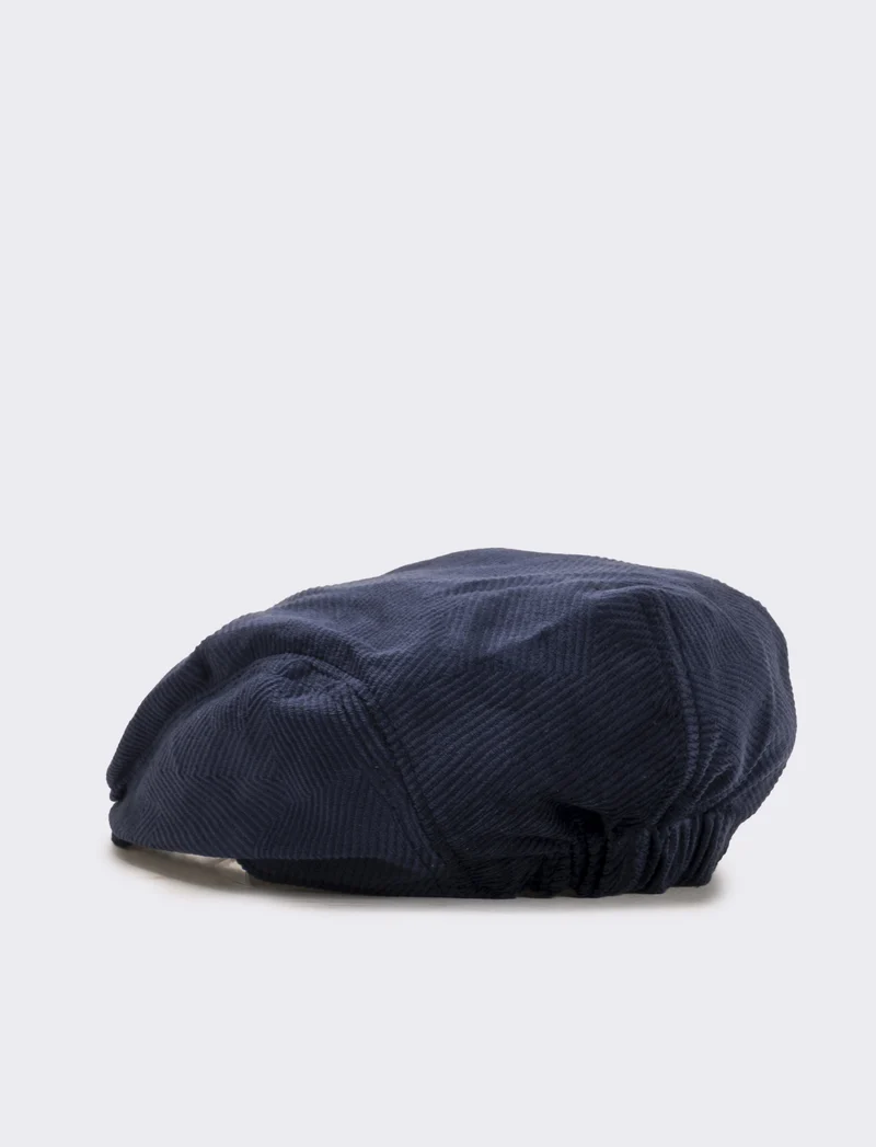 Cappello coppola in velluto uomo - Blu