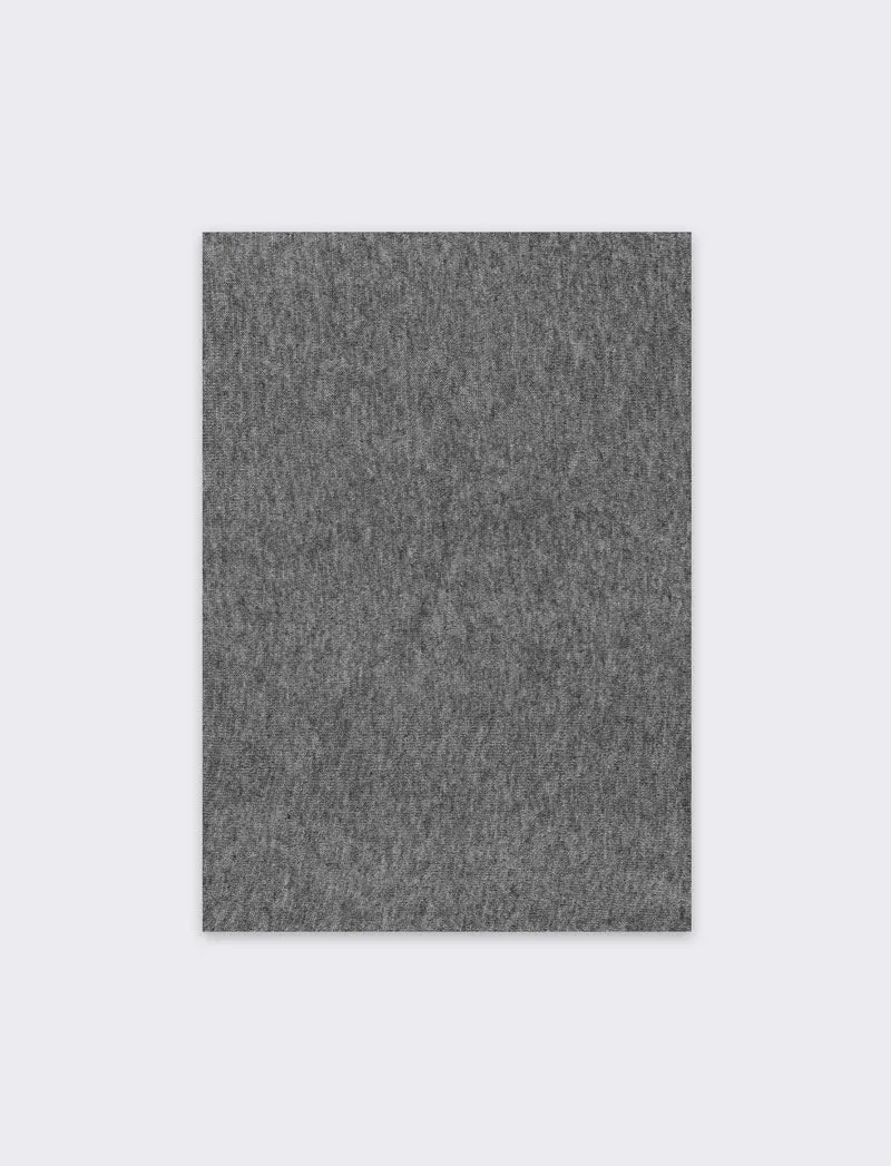 Sciarpa donna in maglia rasata - Grigio