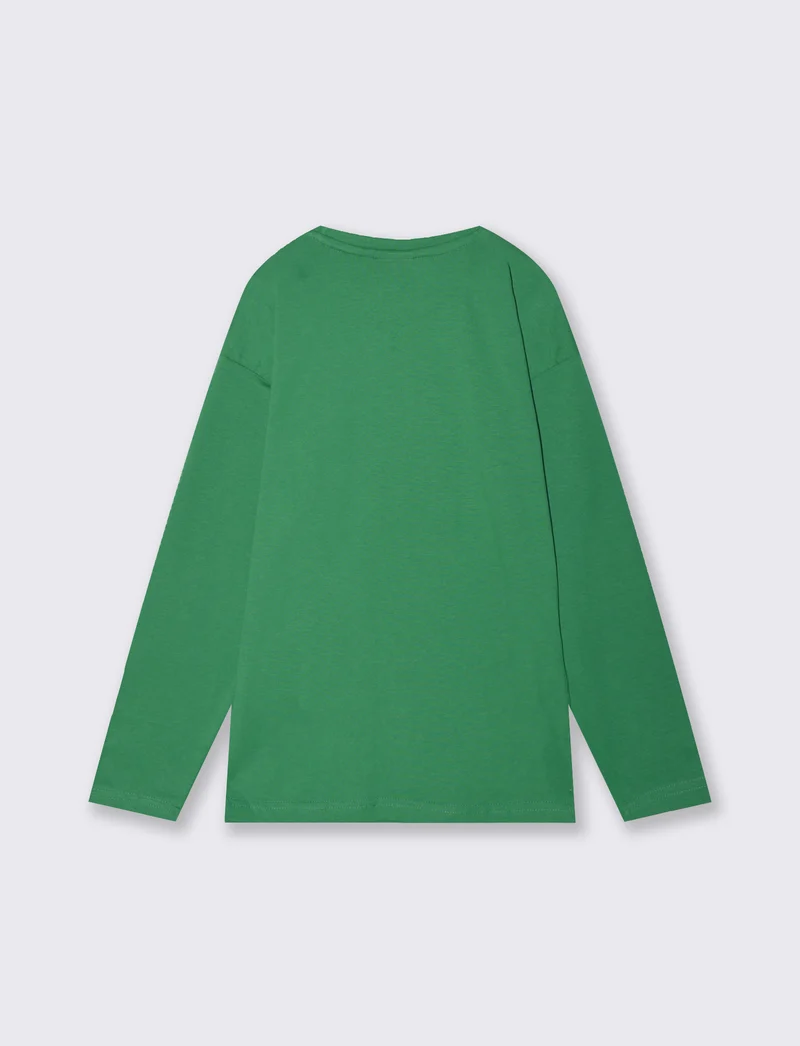 T-shirt NBA manica lunga - Verde