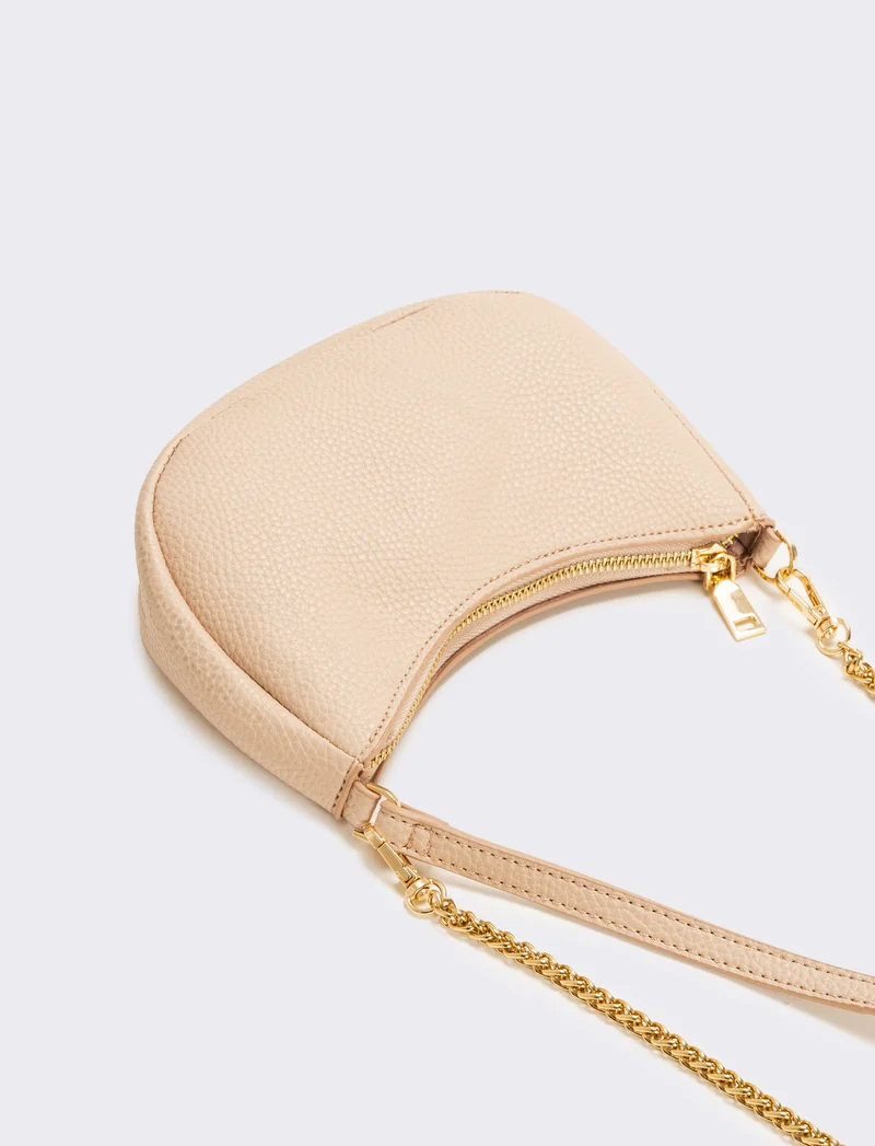 Borsa piccola mezzaluna - Rosa