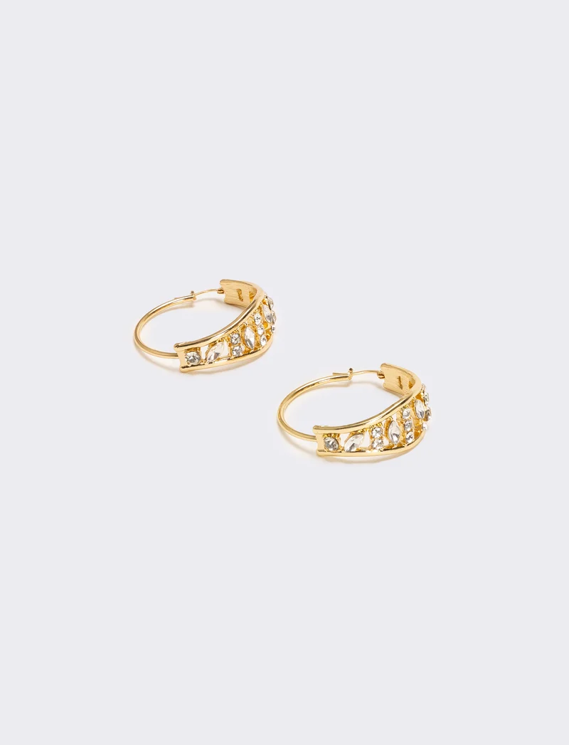 Cerchi con strass - Oro