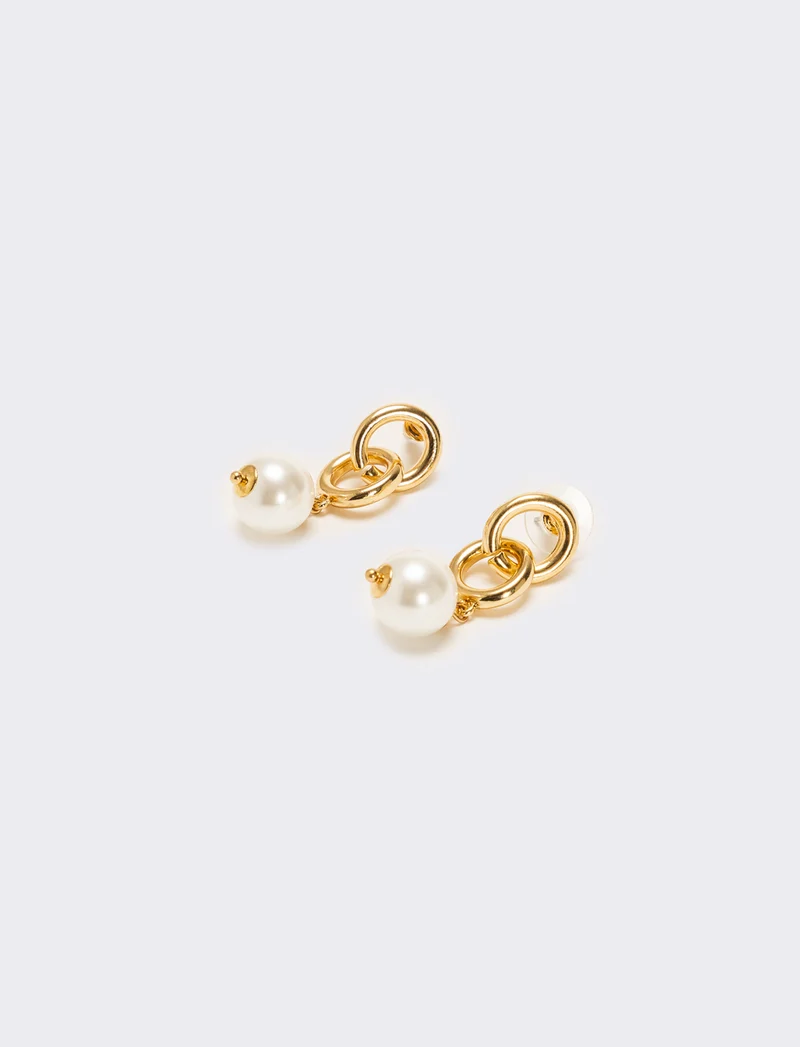 Orecchino con perla naturale - Oro