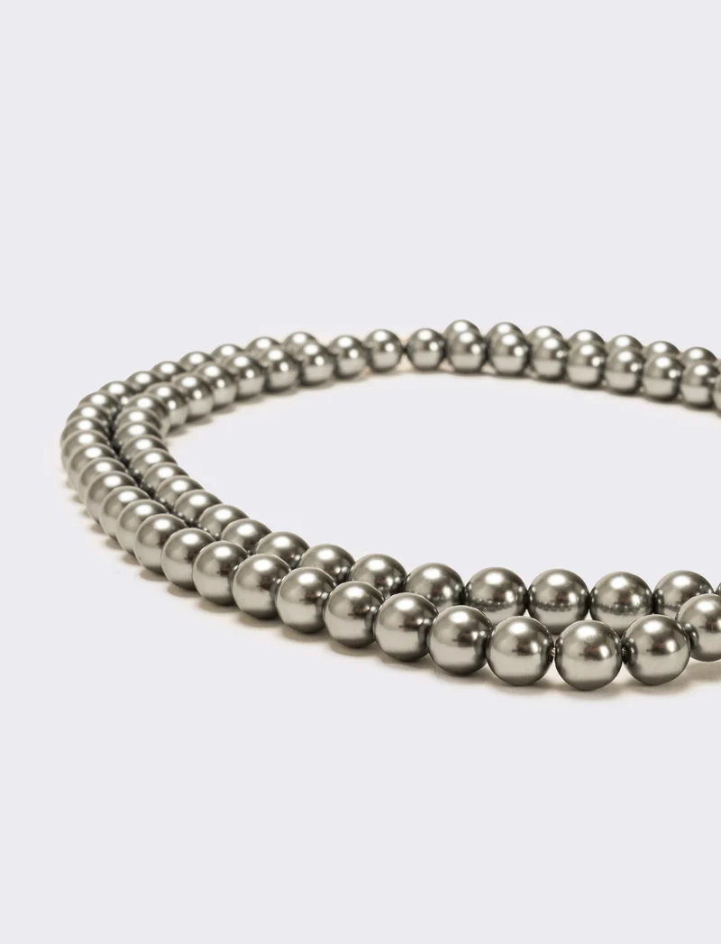 Collana charleston 12mm - Grigio