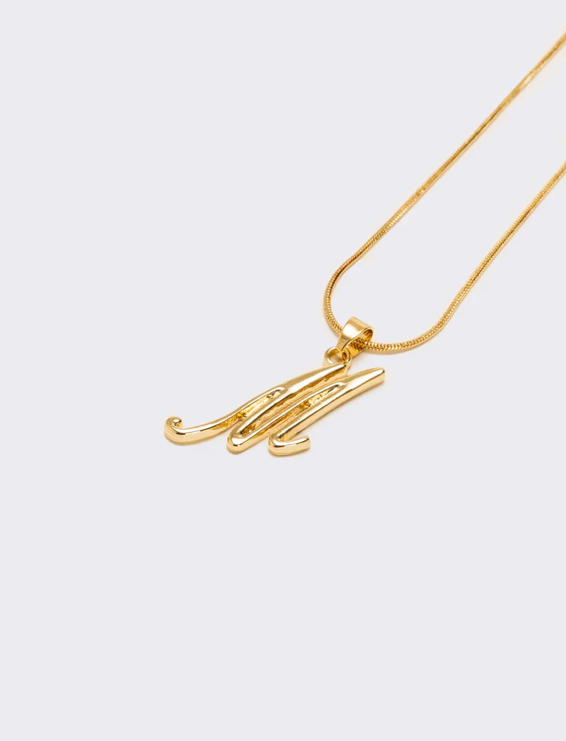 Collana letterina intercambiabile - Var 5