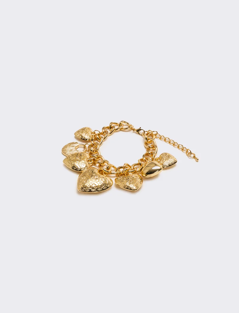 Bracciale con pendenti femminile elegante - Oro