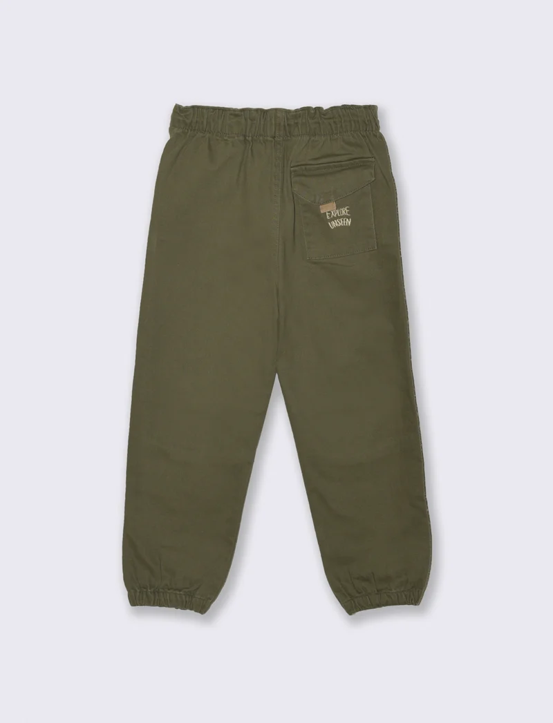 PANTALONI JOGGER - Verde militare