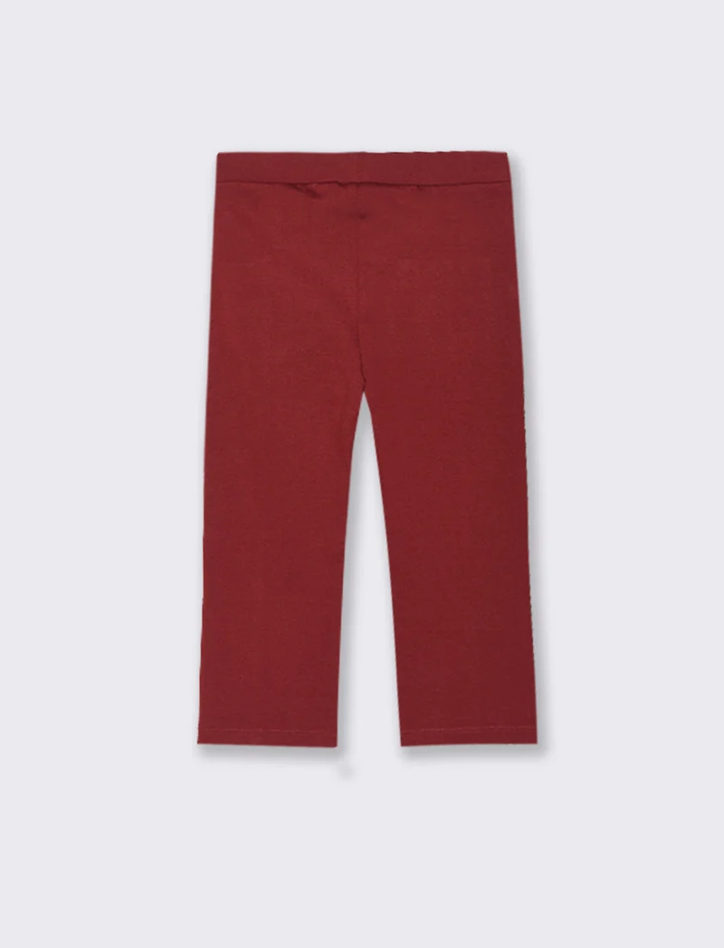 Leggings in punto milano - Bordeaux