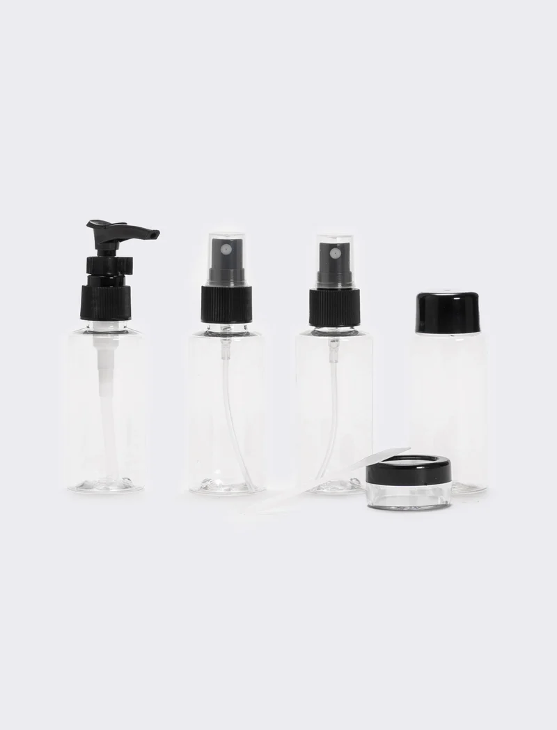 Set dispenser da viaggio - Nero