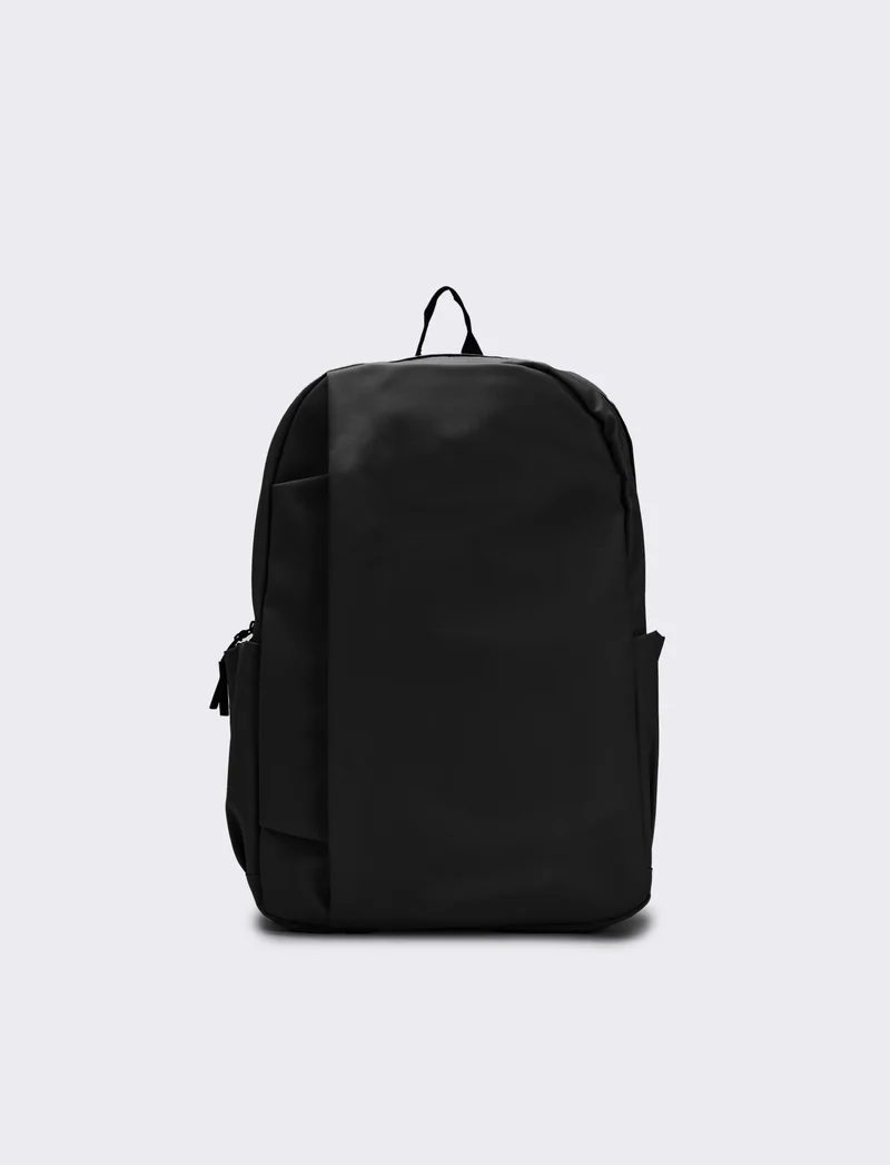 Zaino uomo porta pc con tasche - Nero