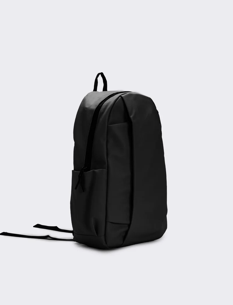 Zaino uomo porta pc con tasche - Nero