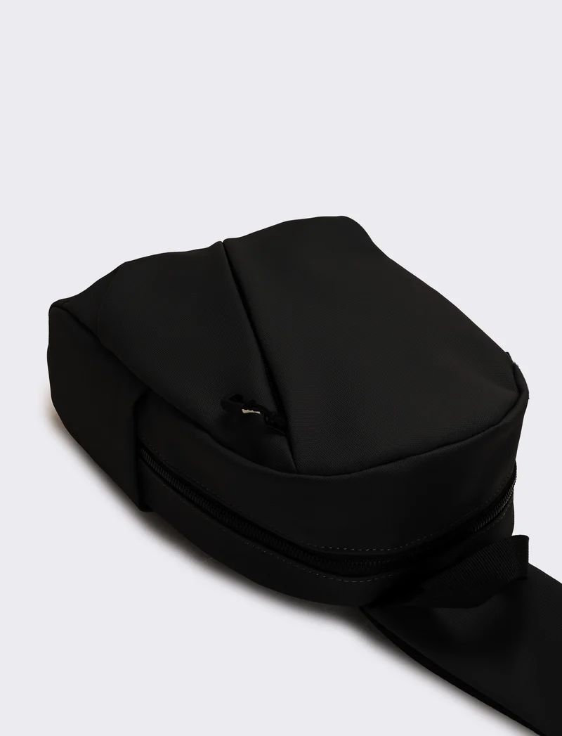 Borsa uomo monospalla/zaino - Nero