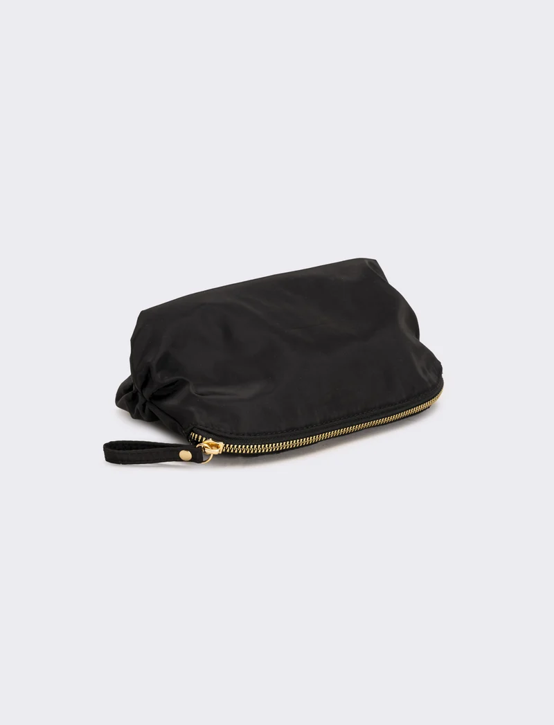 Pochette donna in nylon - Nero