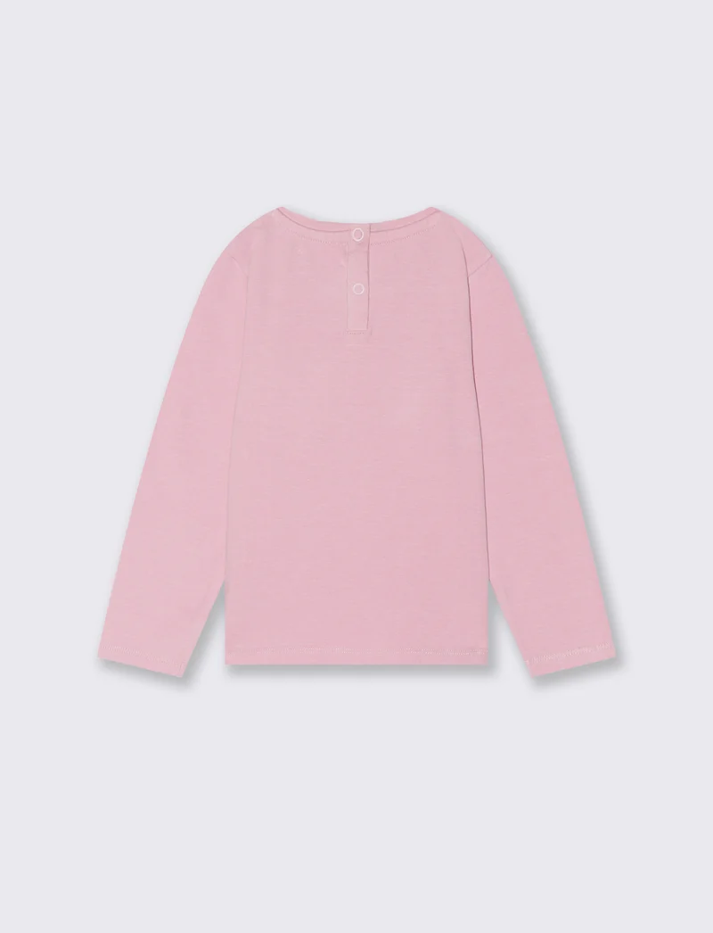 Maglietta con orsetto - Rosa