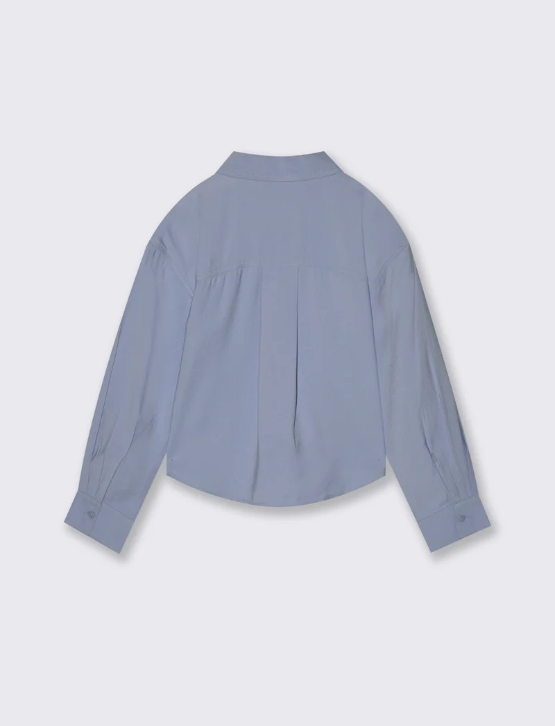 Camicia di flanella a quadri - Azzurro