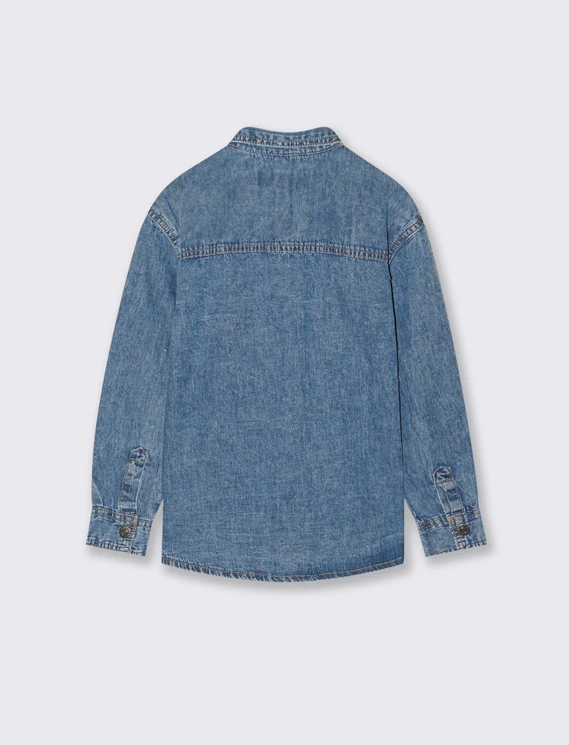Camicia in denim. - Denim