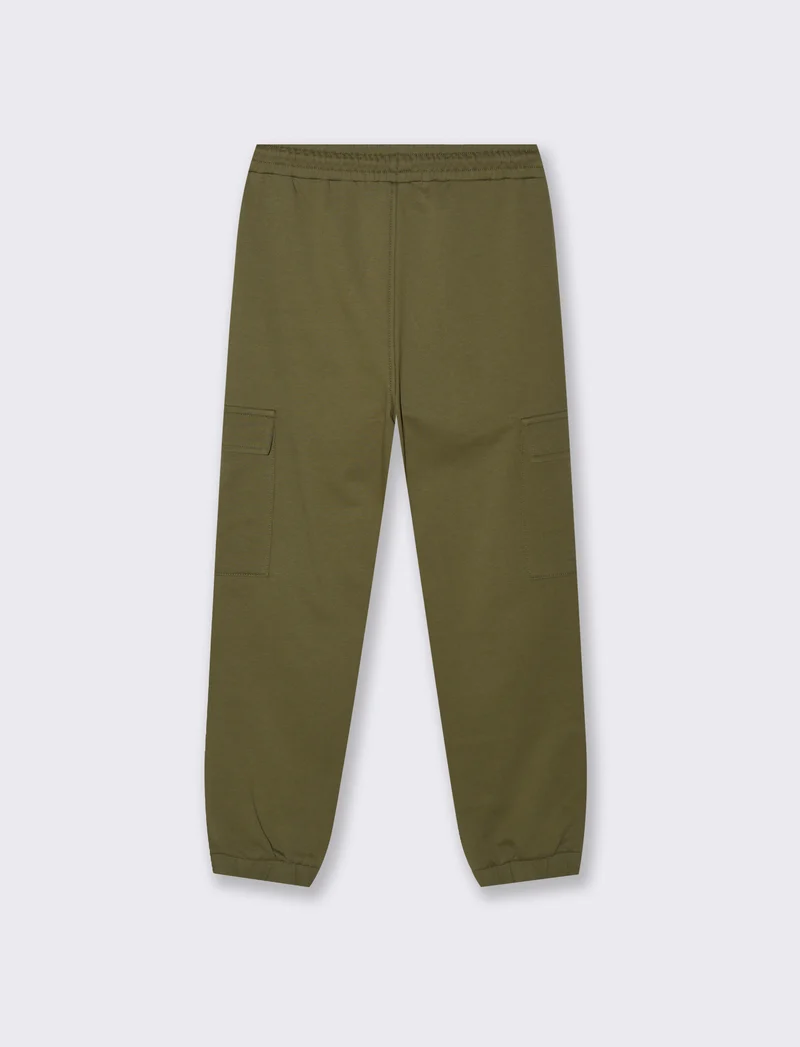 JOGGER MODELLO CARGO - Verde salvia