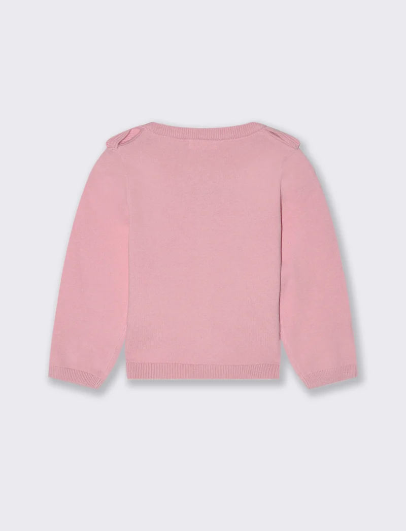 MAGLIETTA CON COLLETTO - Rosa