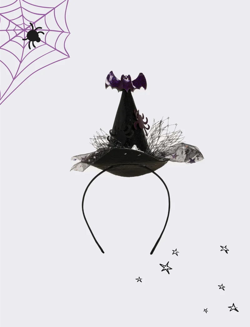 Cerchietto halloween bambina vari soggetti - Lilla