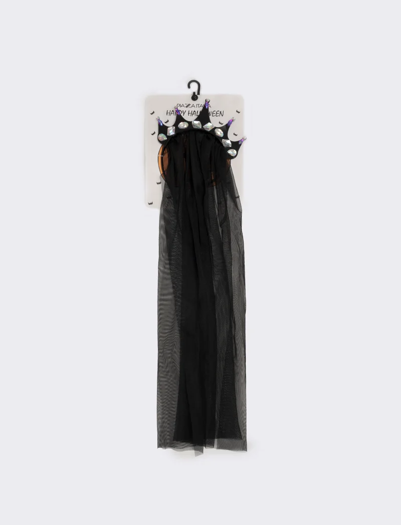 Cerchietto halloween bambina vari soggetti - Nero