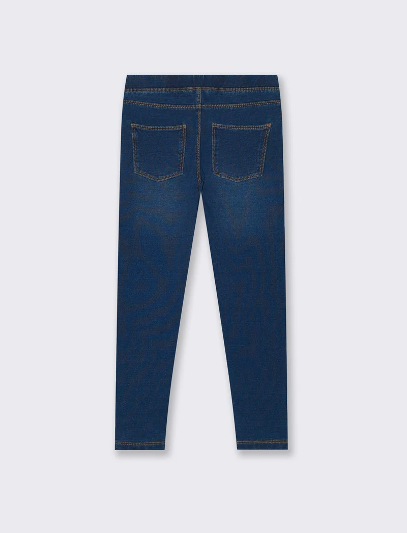 Leggings effetto denim. - DENIM SCURO