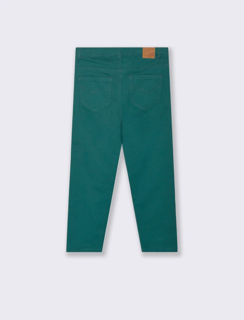 PANTALONI CINQUE TASCHE - Verde