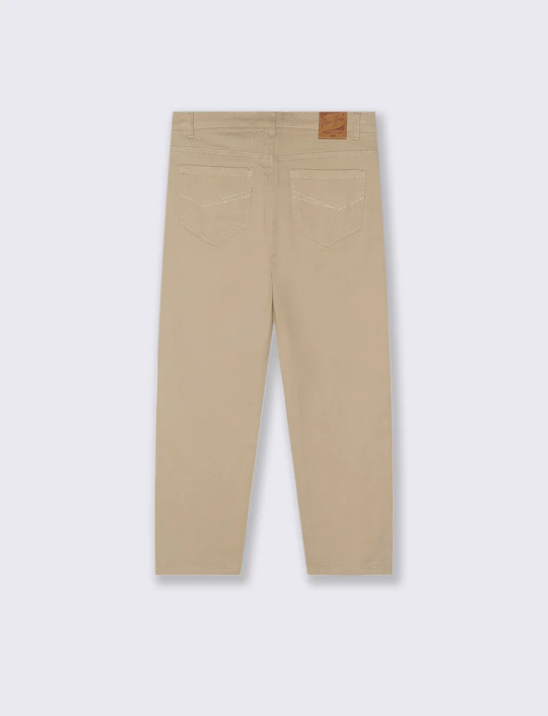PANTALONI CINQUE TASCHE - Beige