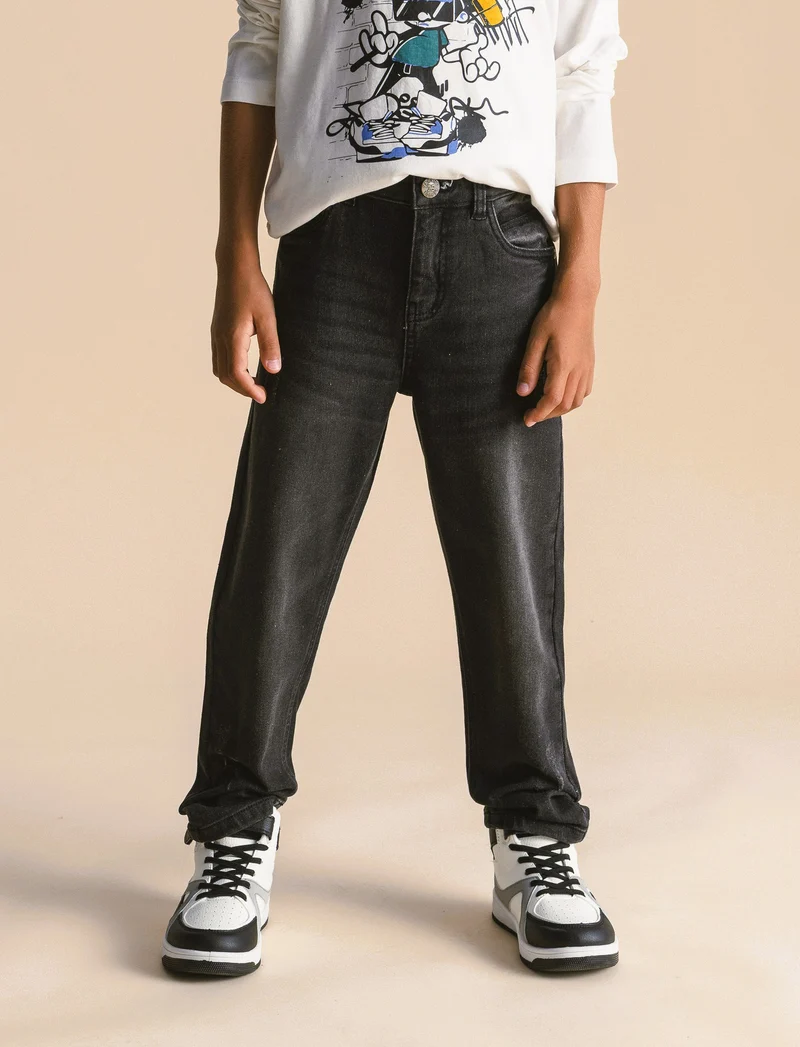 Jeans regular - Nero