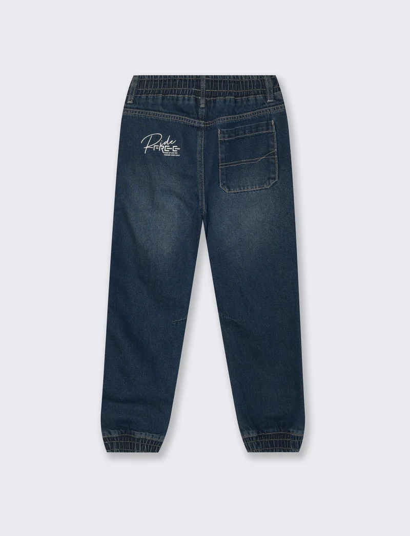 Jogging in denim. - DENIM SCURO