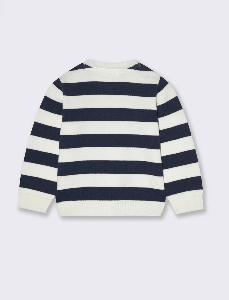 Maglione basico a righe - Righe