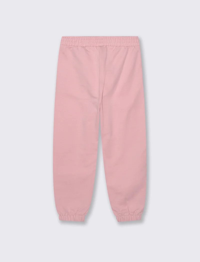 Pantaloni in felpa. - Rosa