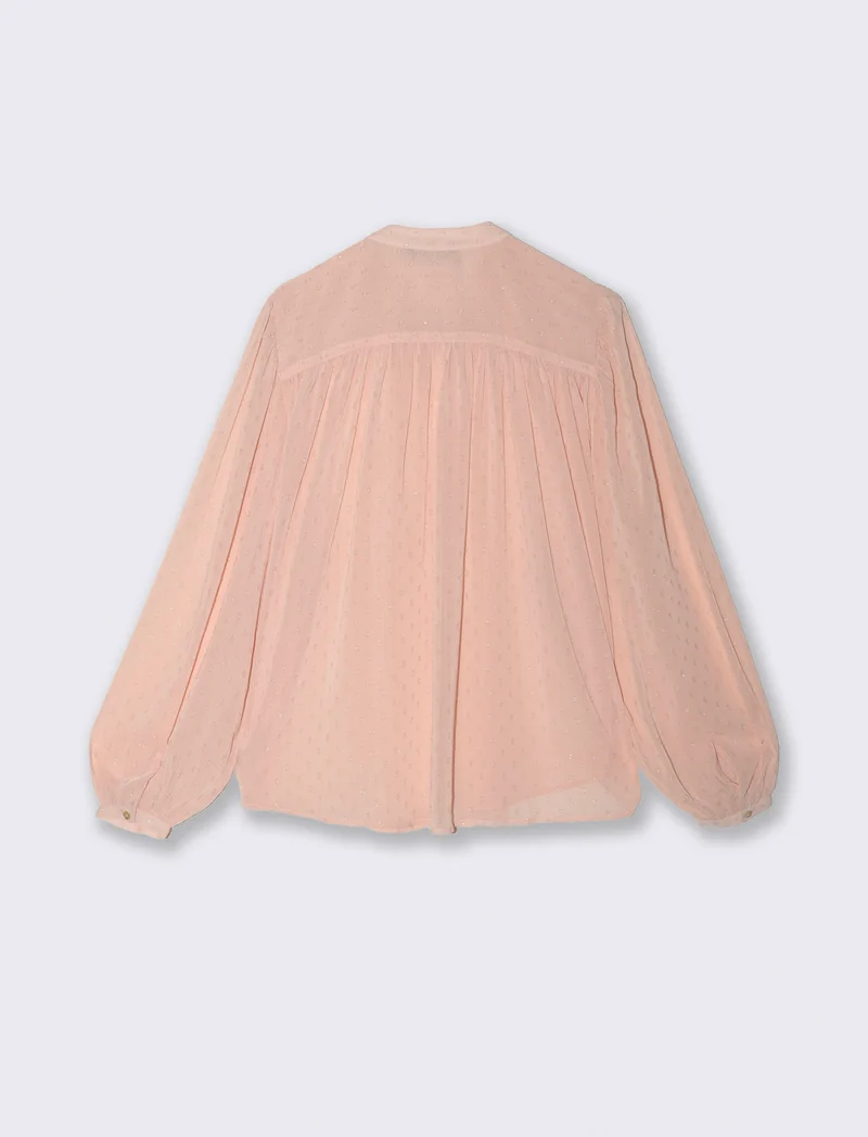 CAMICIA CON MANICA A 3/4 - Rosa chiaro