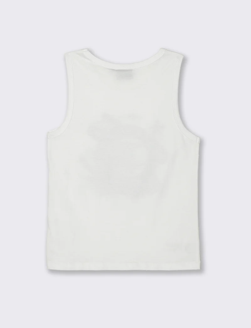 Canotta in cotone NBA da bambino - Bianco
