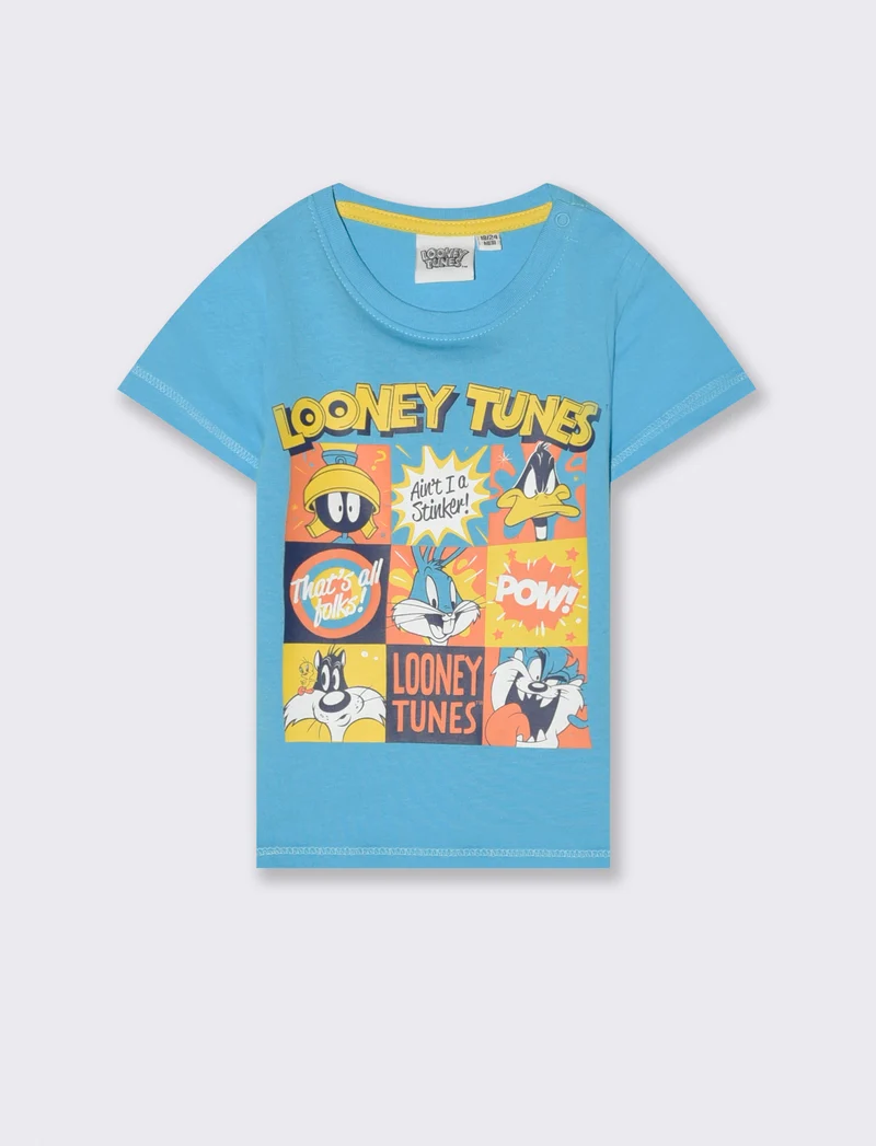 T-shirt Looney Tunes da neonato - Turchese