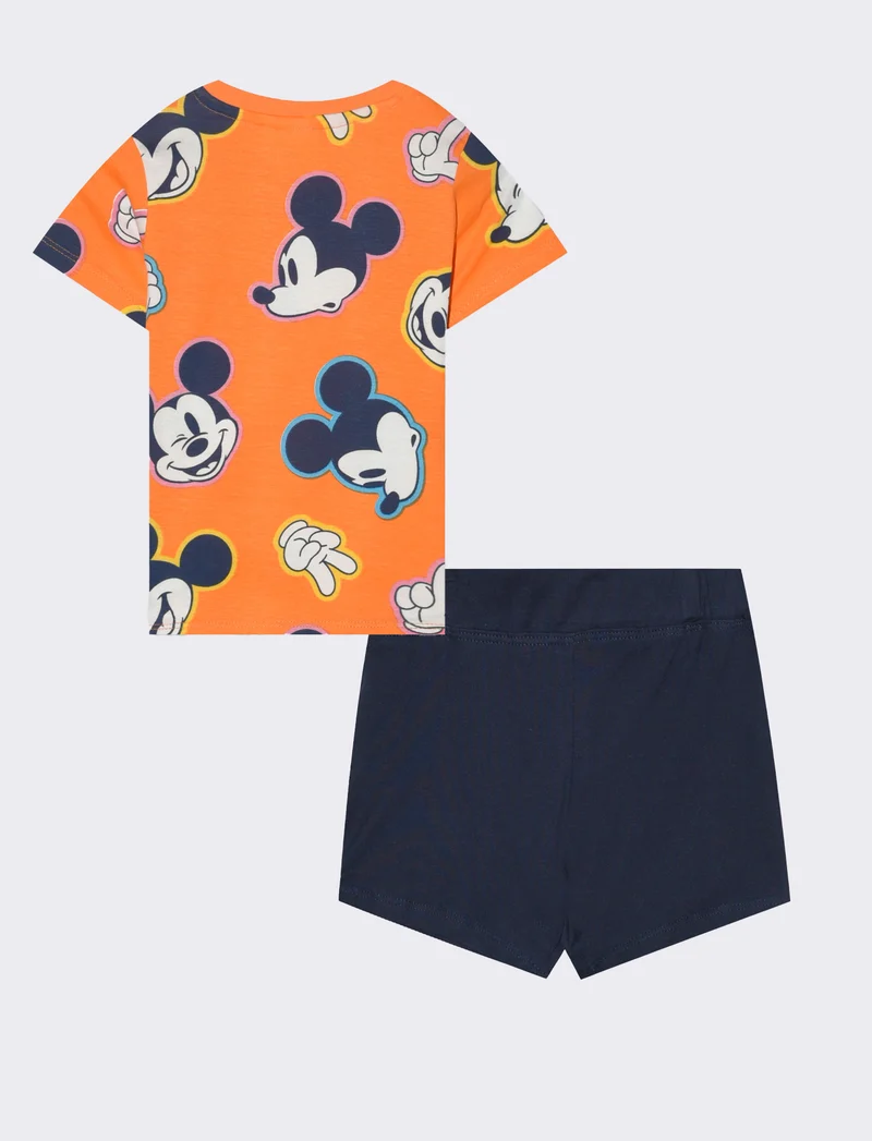 Completo Disney con personaggi da neonato - Arancio