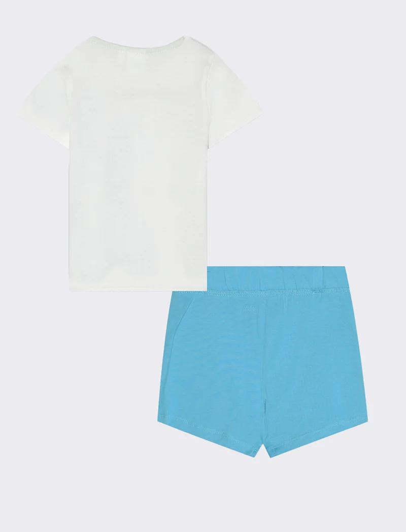 Completino Stitch da neonato - Bianco