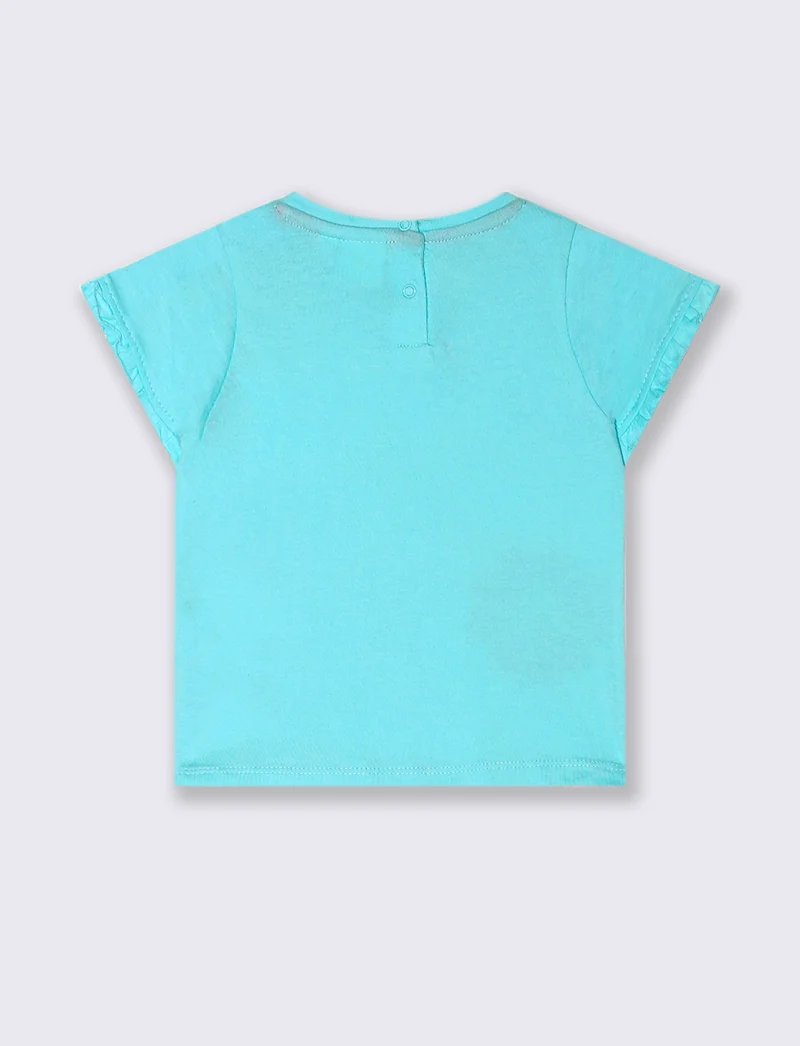 T shirt manica corta Disney da neonata - Azzurro