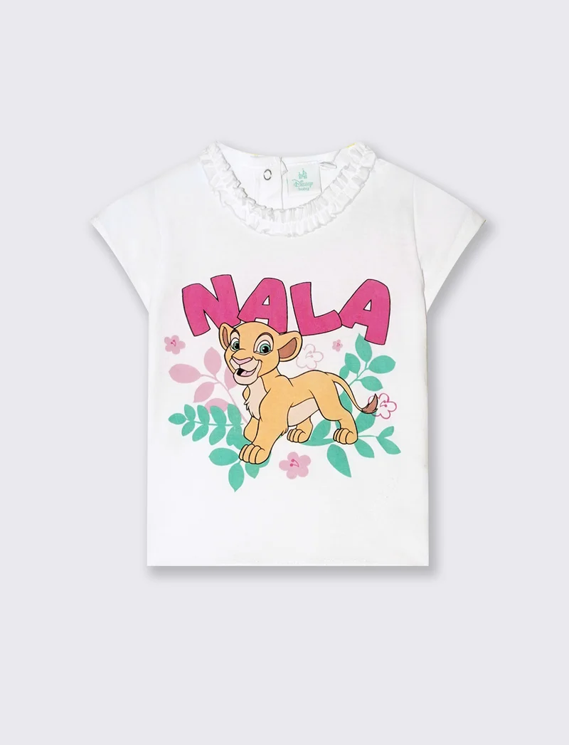 Maglietta con stampa Disney da neonata - Bianco