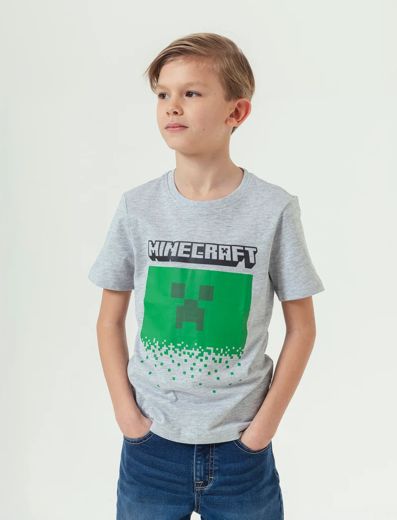 Tshirt Minecraft da bambino - Verde