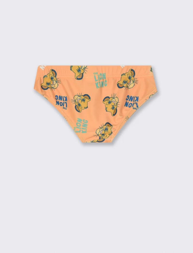 Costumino slip Re Leone da neonato - Arancio