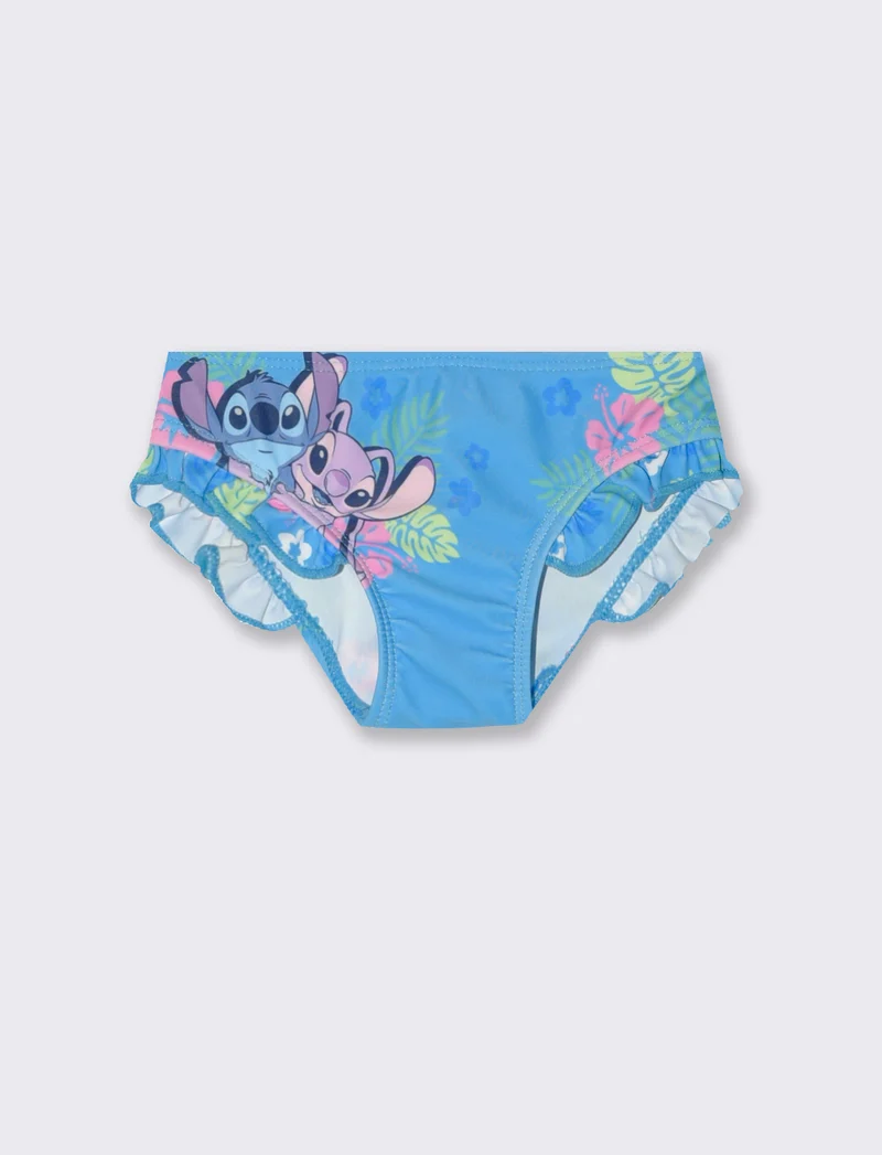 Costume slip con stampa Stitch da neonata - Blu