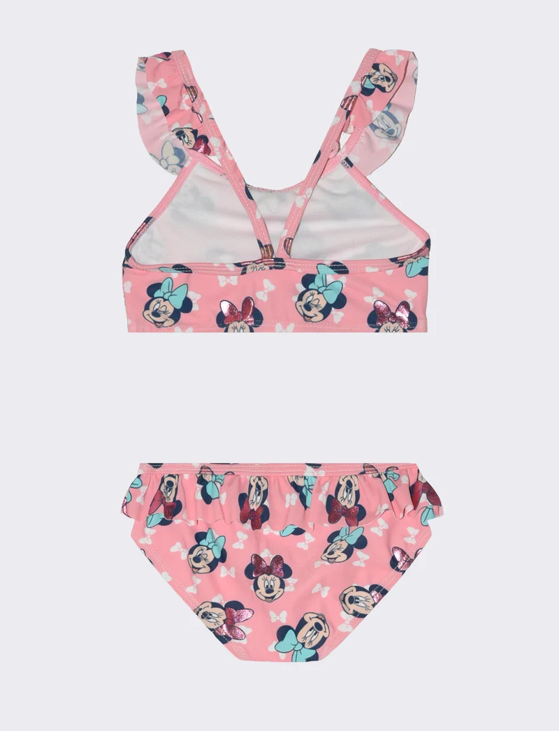 Costume due pezzi rosa Minnie da neonata - Rosa