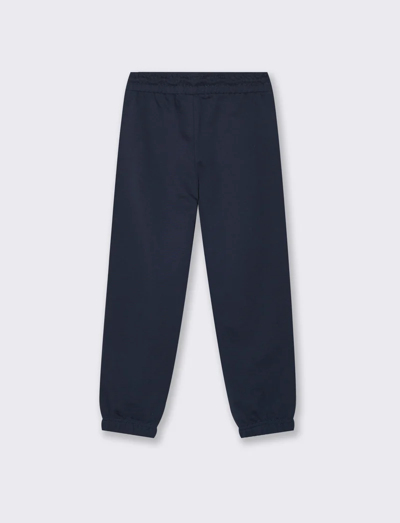 JOGGER in felpa - Blu