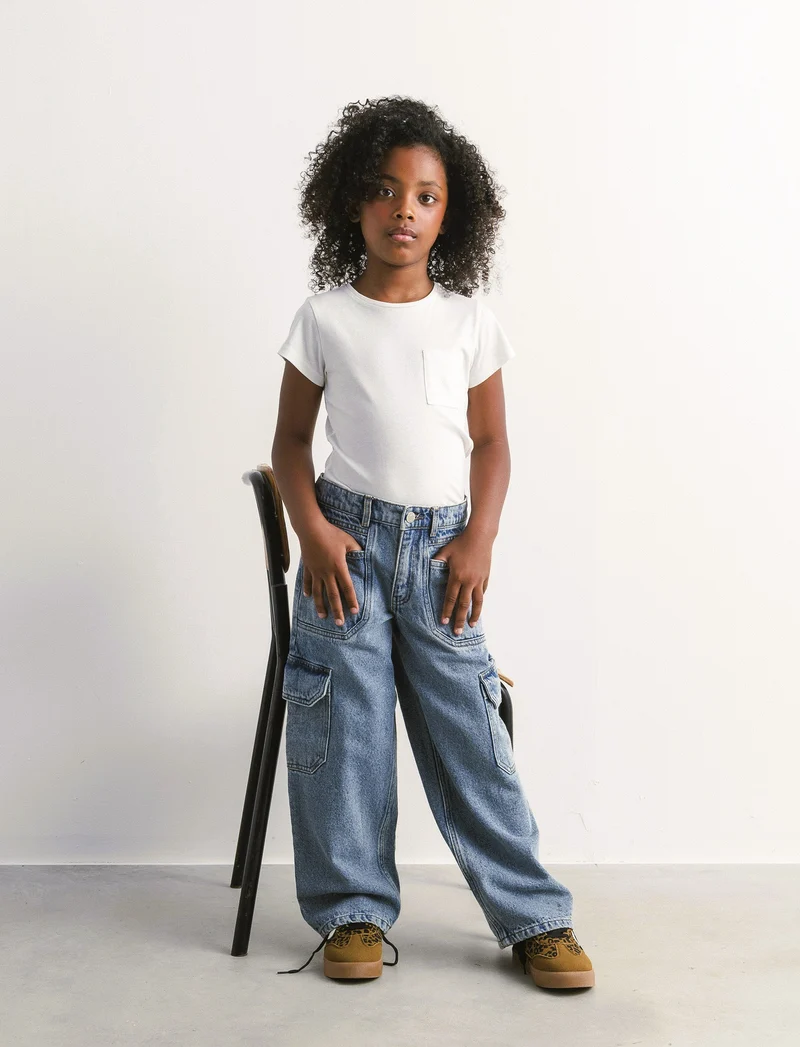 Jeans gamba ampia - Denim