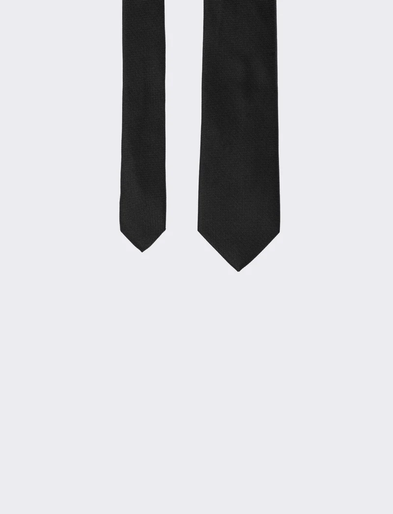 Cravatta uomo 7cm - Nero