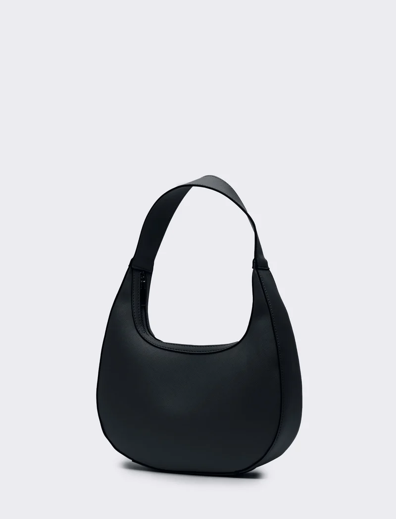 Borsa donna a spalla l30/h7/p17,5cm - Nero