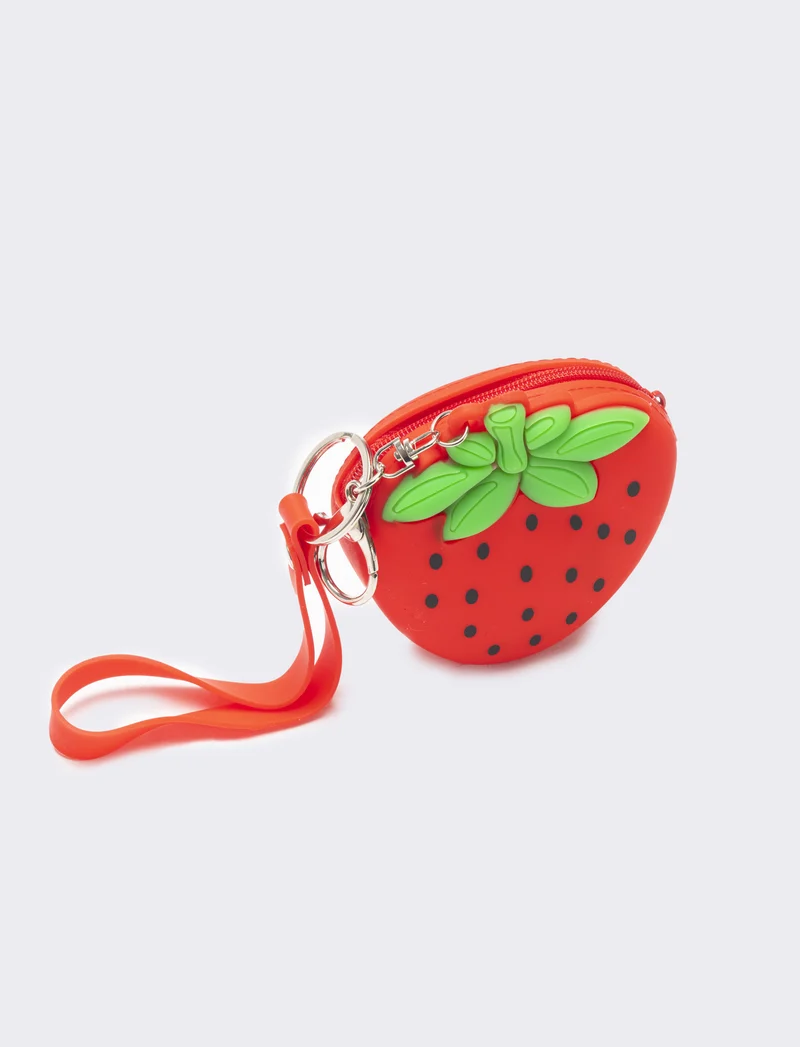 Portamonete bambina soft fruit - Rosso