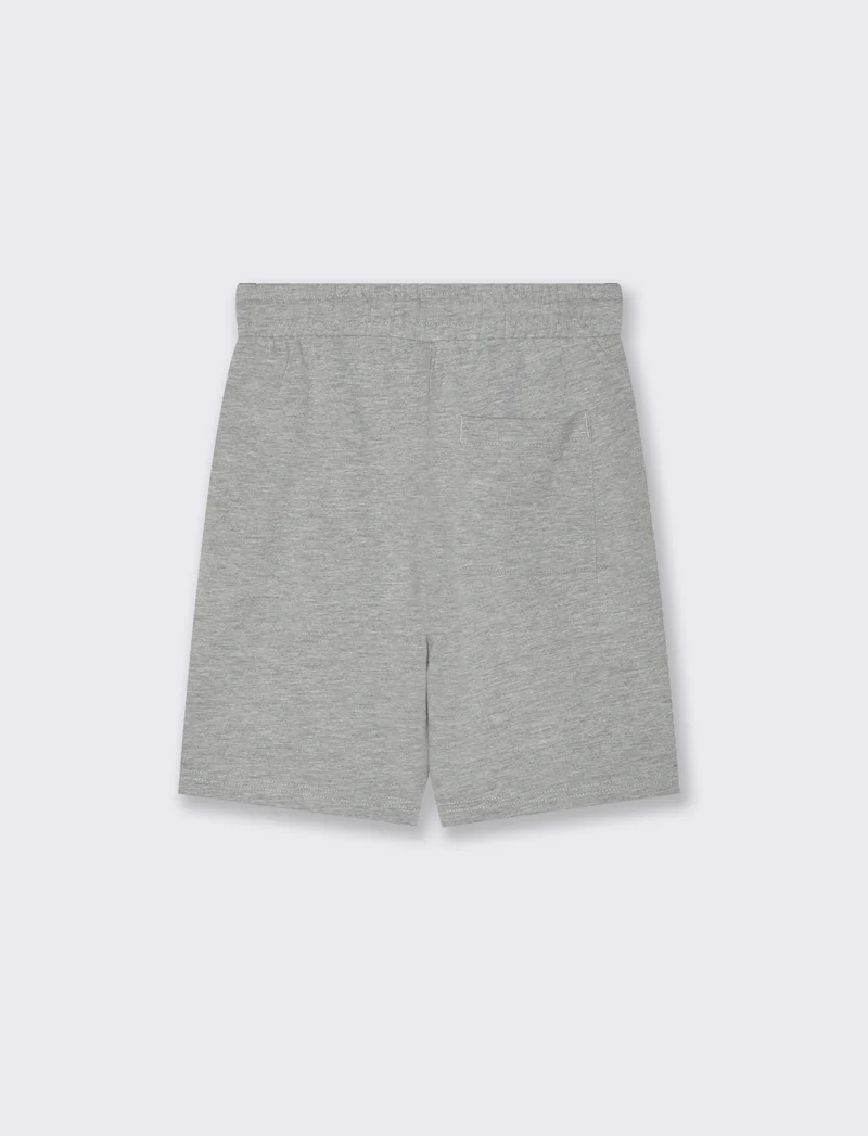 Bermuda in felpa da bambino - Grigio mel.