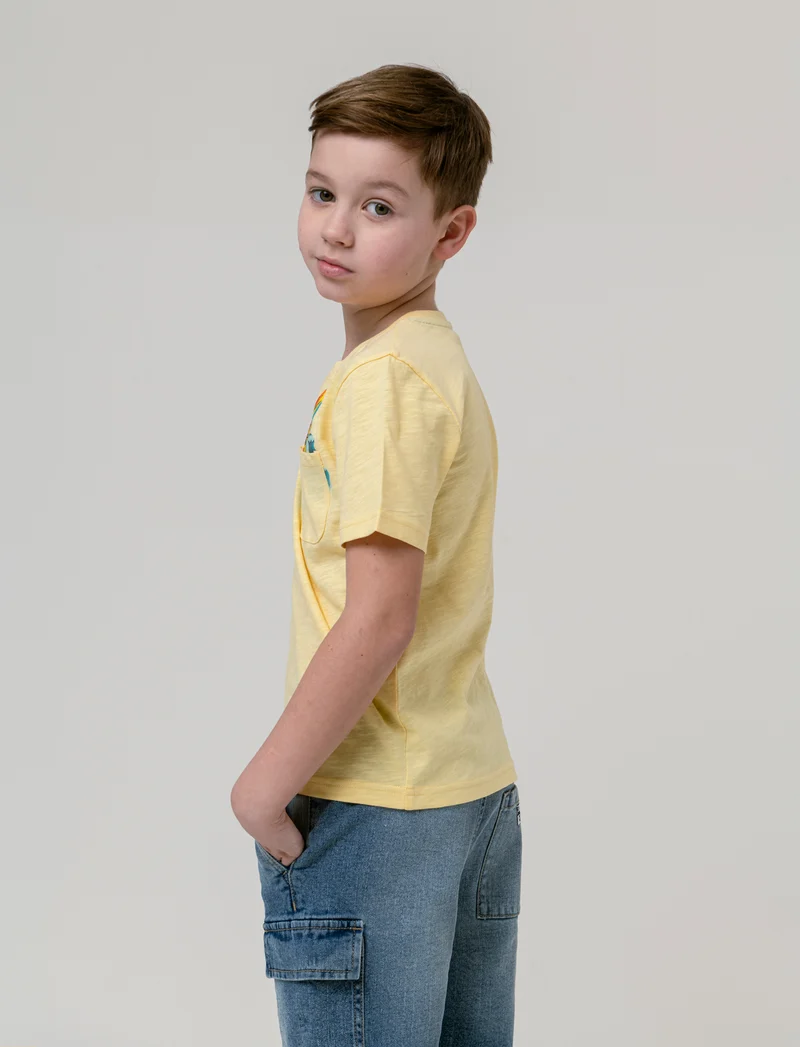 T-shirt da bambino - Giallo