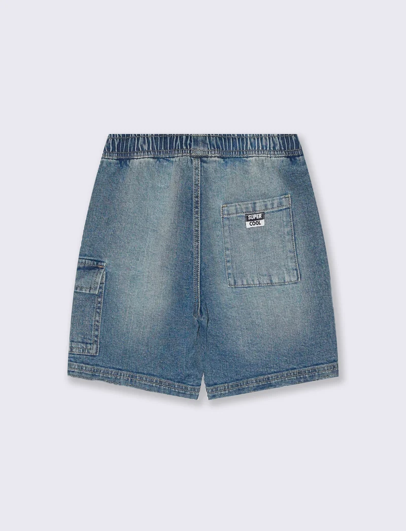 Cargo in denim da bambino - Denim