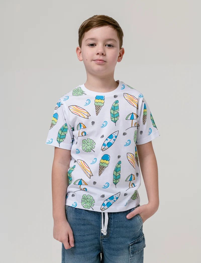 T-shirt stampata da bambino - Fantasia
